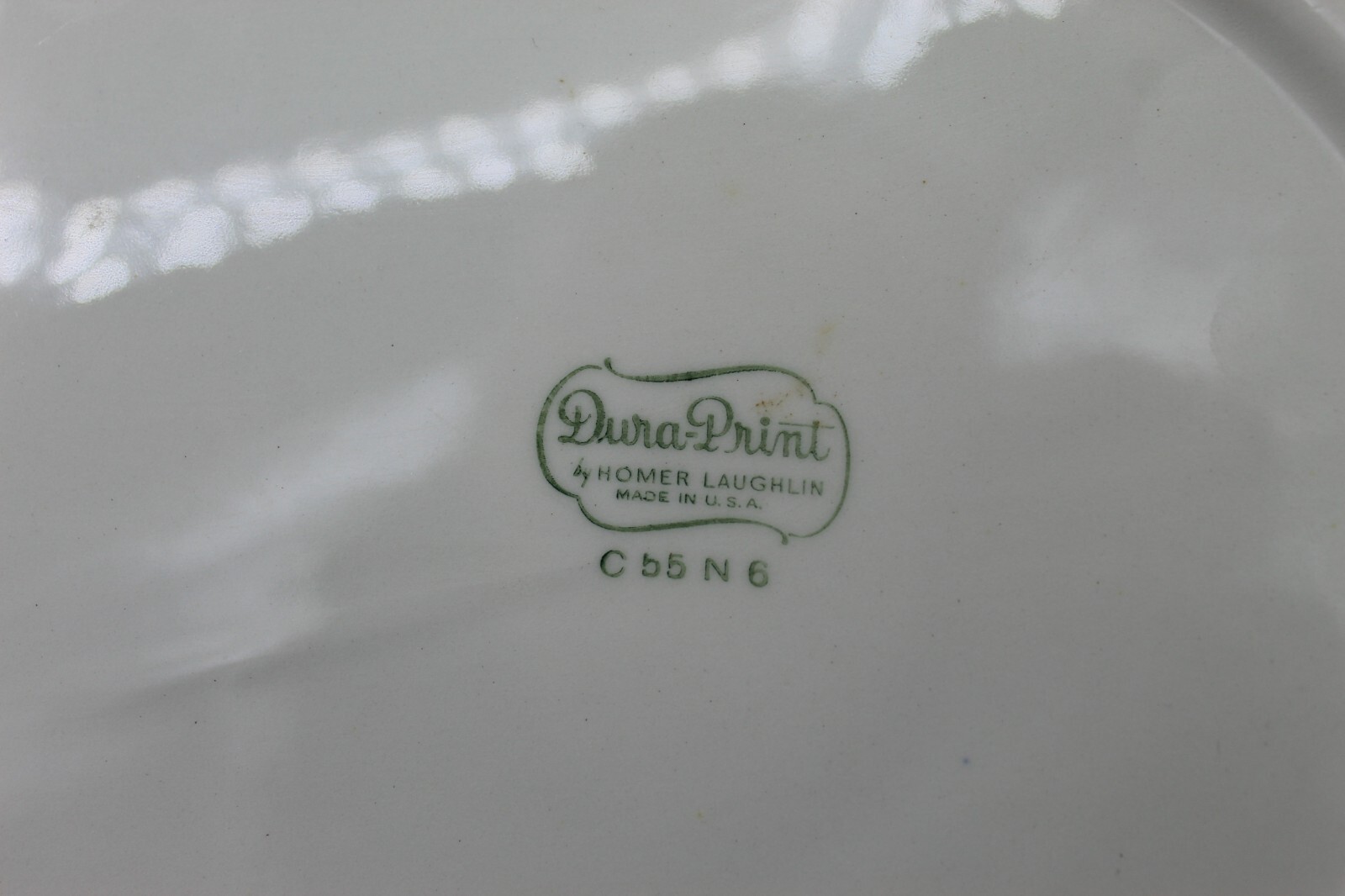 Homer Laughlin Dura Print Velvet Magic MCM 13" Plater