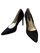 Nine West Ditto Black Suede Leather Pump