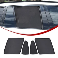 4PCS Car Rear Side Window Sunshade Visor UV Block Mesh For BMW X3 G01 2018-2024