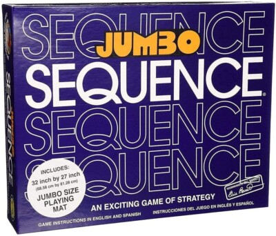Jumbo Sequence Board Game | Strategic Board Game for Kids and Adults