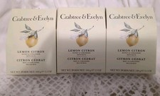 Crabtree Evelyn Lemon Citron Bath Salts 3 Packs 3.5 Oz Each