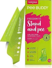 Peebuddy 10 Funnels Female Portable Urination Disposable Discreet NEW FREE SHIP