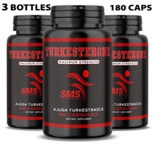 TURKESTERONE 1200mg AKA Ajuga Turkestanica Standardized to 10% 180 Caps Best