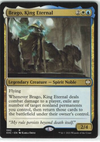 2021 Magic: The Gathering Commander: Kaldheim Brago, King Eternal #82 NM