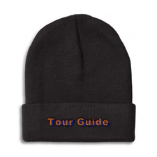 Beanies for Men Tour Guide Winter Hats for Women Acrylic Skull Cap 1 Size