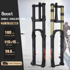 27.5/29inch Downhill Mtb Bicycle Double Shoulder Inverted Air Suspension Fork