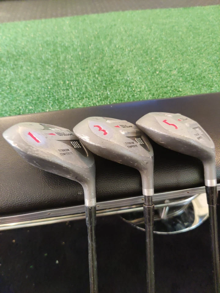 Wilson Mid Size Driver 3-5 Wood Set Titanium Composite Graphite Shaft Regular - Image 3 of 4