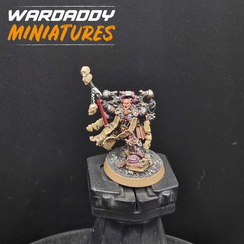 Well Painted Warhammer 40k Chaos Space Marines Dark Apostle RESIN Games Workshop