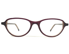 Vintage la Eyeworks Eyeglasses Frames BUBBLE 259 Transp Purple Brown 47-17-135