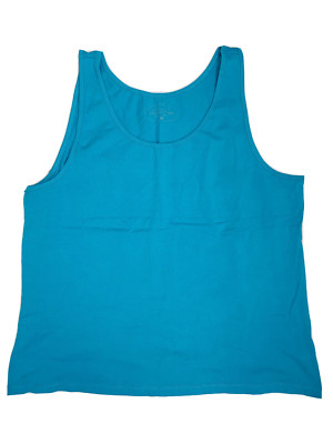 Laura T. Collection blaues Shirt Trägershirt Gr. XL 42 Damen Bekleidung