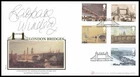 BARBARA WINDSOR Signed 2002 GB Bridges of London Buckingham FDC Tower Bridge SHS