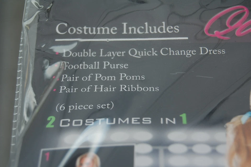 Disfraz de Halloween Dream Team 2 en 1 Dreamgirl para mujer F5248 Foto 4 de 4