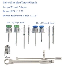 Implant Abutment Hex1.2 1.27 Screwdriver Dental Manual Wrench For Osstem/Zimmer