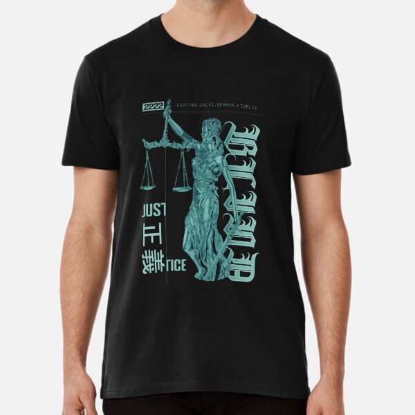 Justice is Gradient Premium Political Opinion Made in USA T-Shirt S-5XL