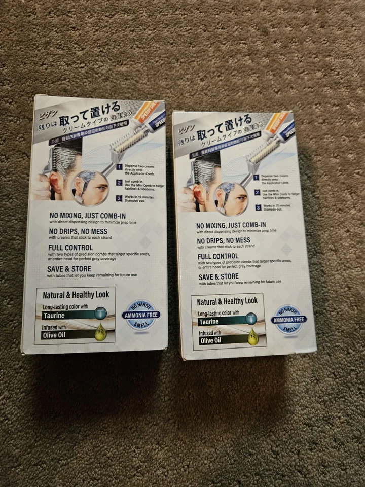 Color rápido Bigen para hombre - #101, 102 color crema sin amoníaco Foto 2 de 4