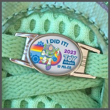 RunDisney Springtime Races 2023 10 Miles Shoelace Shoe Charm or Zipper Pull