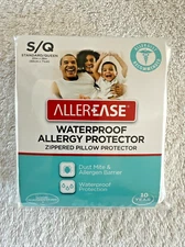 AllerEase Maximum Bedbug and Allergy Protection Pillow Protector Standard/Queen