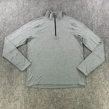 Stio 1/4 Zip Pullover Lightweight Performance Sweatshirt Men Medium Grey Outdoor