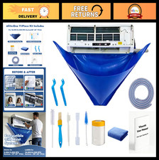 11Pcs Mini Split Cleaning Kit for 18,000-24,000 BTU Ductless Units - Waterproof
