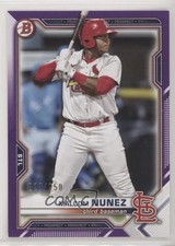 2021 Bowman Draft Purple 27/250 Malcom Nunez #BD-56 s3g