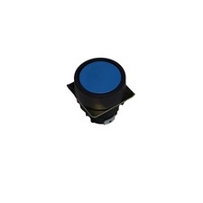 Omron A22FA-1444580000 Button Ø22Mm, Flat, Round, Blue