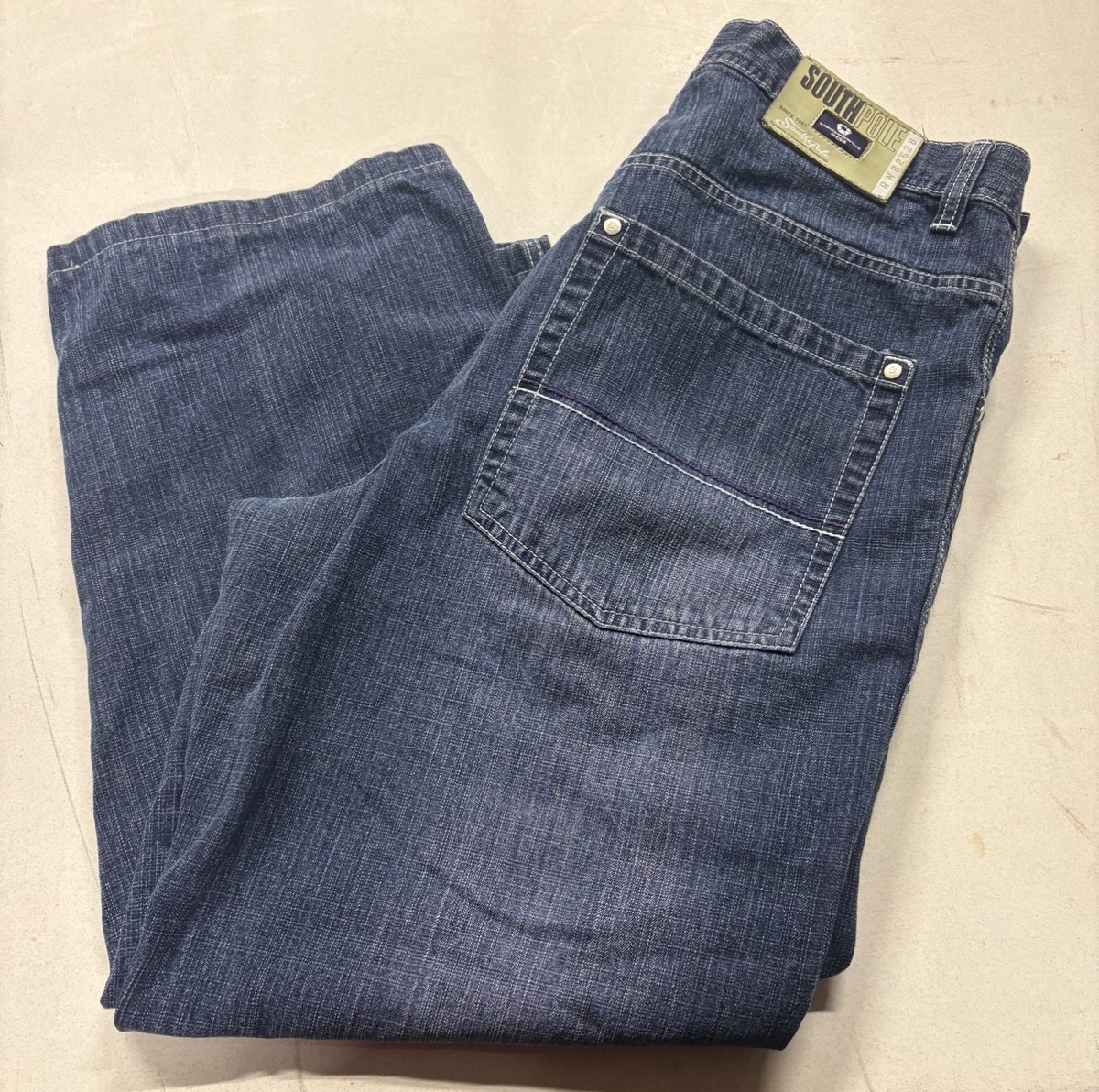 のん Vintage RARE PURPLE TAB WASH Southpole Y2K Baggy Faded Jeans
