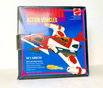 Orig. Shogun Action Vehicles Sky Arrow Vintage Mattel 1978 in BOX unbespielt