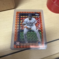 2025 Topps Chrome Update - Cam Smith Orange Geometric /25 #USC19 RC Astros