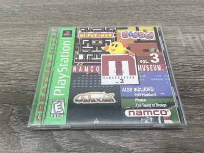 Namco Museum Vol. 3 (Sony PlayStation 1, 1996) Complete with Manual CIB