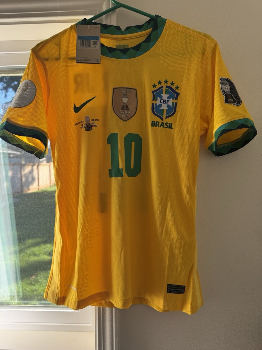 Brazil Neymar Jr #10 Men's M | Copa America 2021 Finals Player