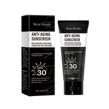 Face Body Sunscreen SPF 30 for Dark Skin, Nourishing