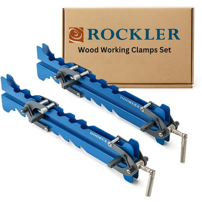 #ad Mini Deluxe Panel Clamps 2 Pack Powerful Four Way Pressure Cabinet Clamps... $214.41