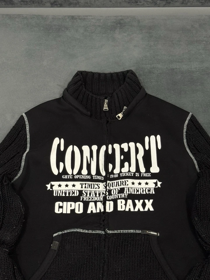 Suéter Y2K Grunge Marca Japonesa Tejido Acanalado Estilo Ifsixwas9 Glamour Cremallera  Foto 2 de 4