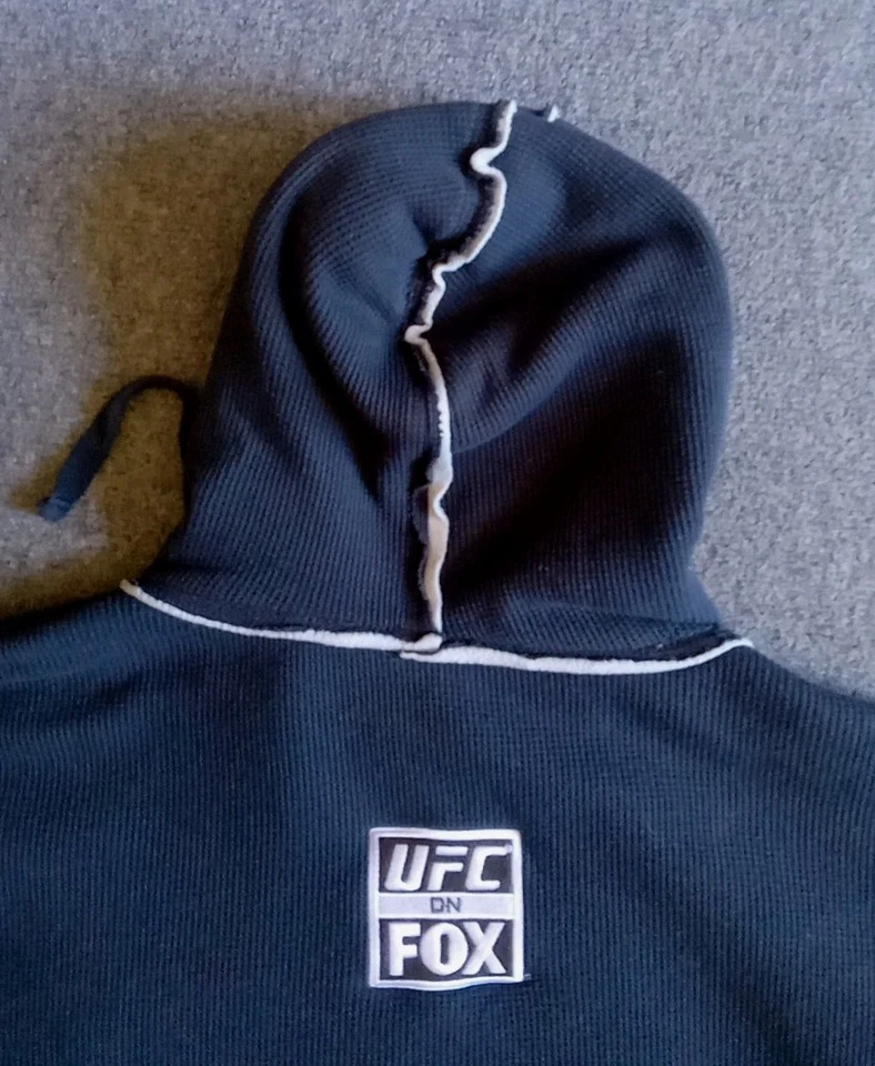 Sudadera con Capucha UFC De Colección Para Hombre L Gris Ultimate Fighting Championship Cremallera Sudadera Foto 3 de 4