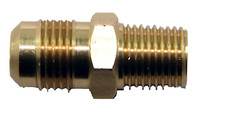 LPG  NATURAL GAS  ADAPTER  1/4" BSP MALE TO 3/8" SAE MALE UNION