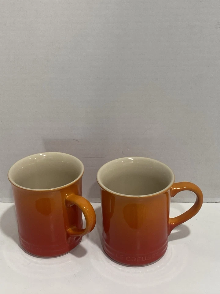 Juego de 2 tazas de café LE CREUSET Flame 350 ml Foto 4 de 4