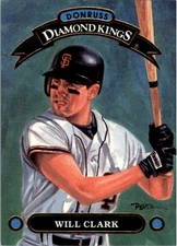1992 Donruss Diamond Kings #DK2 Will Clark - BB