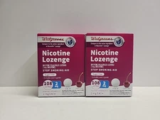 Walgreens 2mg Cherry Flavored Nicotine Lozenges Box Of 108ct. (Lot Of 2 Boxes)