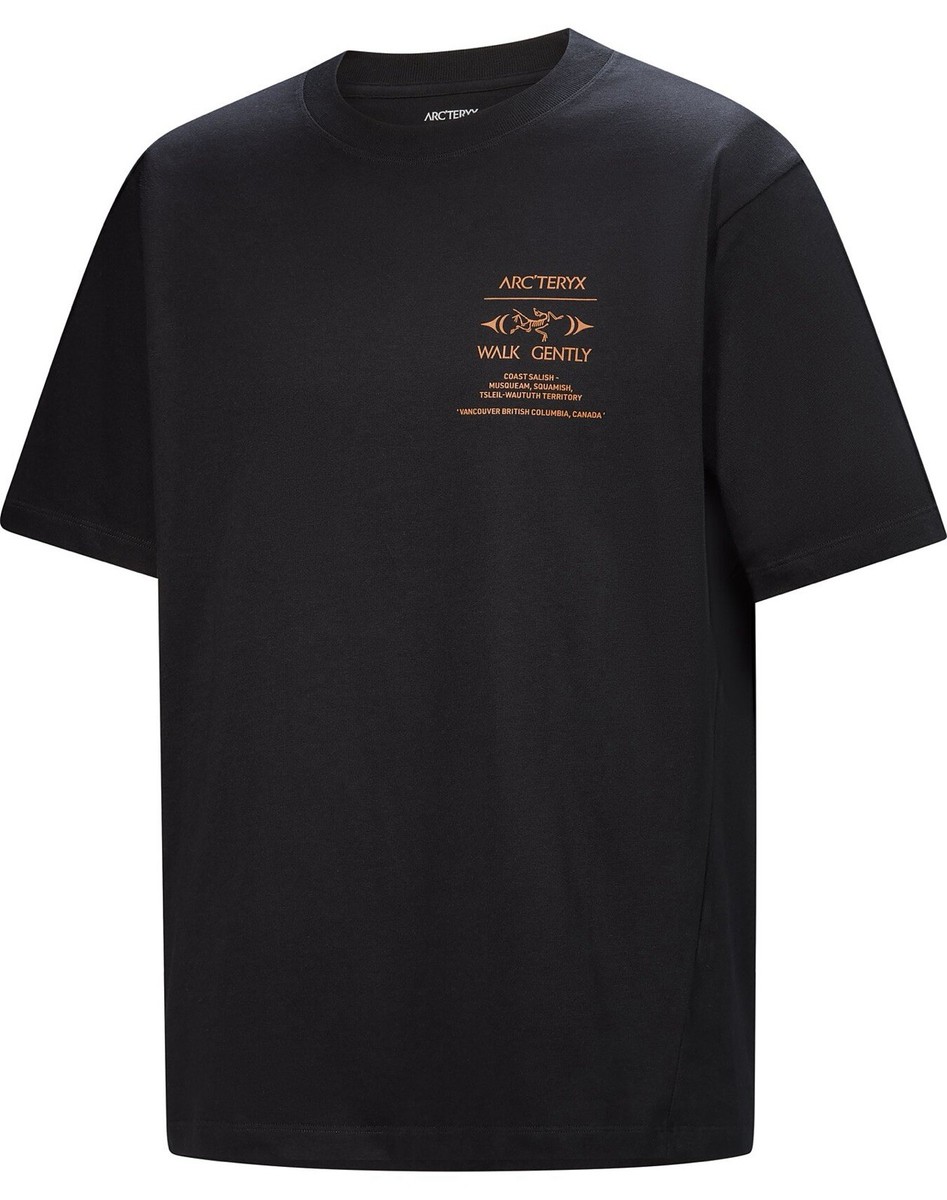 アークテリクス　WALK GENTLY Tシャツ　新品　未使用 Arcteryx Walk Gently Cotton Cedar Black Bark SS Size small Model