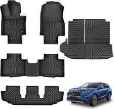 KARPAL Floor Mats Fit for Toyota Highlander 2020-2025 2026 7-Seater, Custom Fit