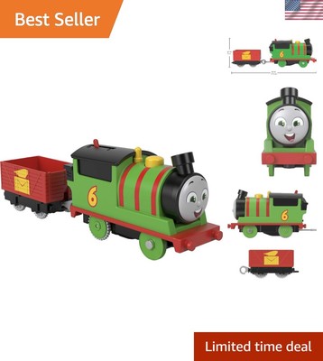 Colorful & Durable Percy Battery-Powered Train with Tender for Little Ones 3+