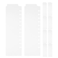 10 Pcs Index Binder Dividers for Documents Organizer Tabs Pages with