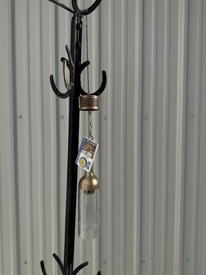Alpine Solaris Solar Hanging LED, Glass Bottle Light. Slightly damaged