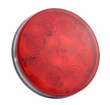 Grote 53252 SuperNova 4" 10-Diode Pattern LED Stop (Grommet Mount, Male Pin)