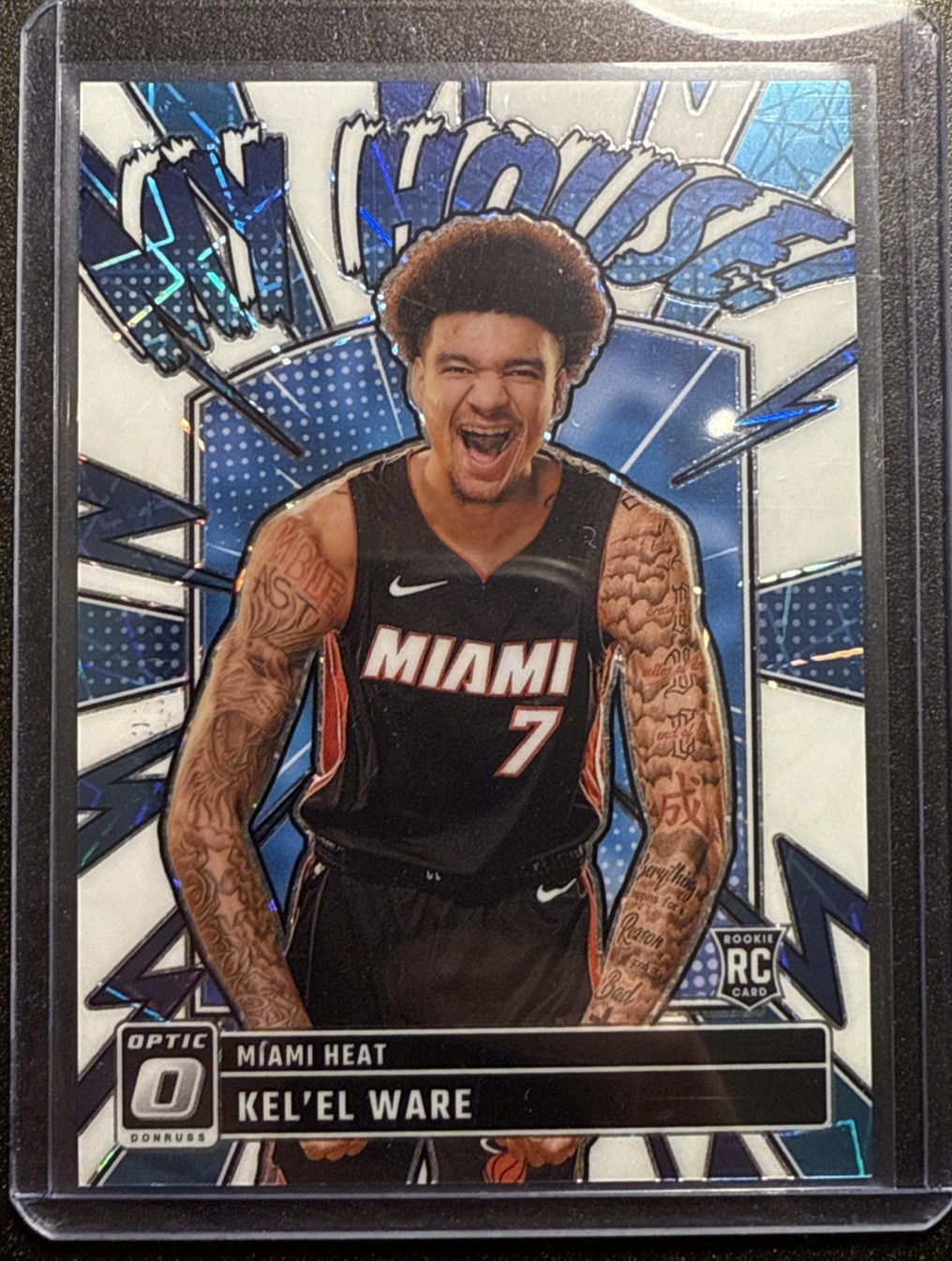 2024-25 Donruss Optic WHITE VELOCITY SP /59 Kel'el Ware Rookie MY HOUSE RC