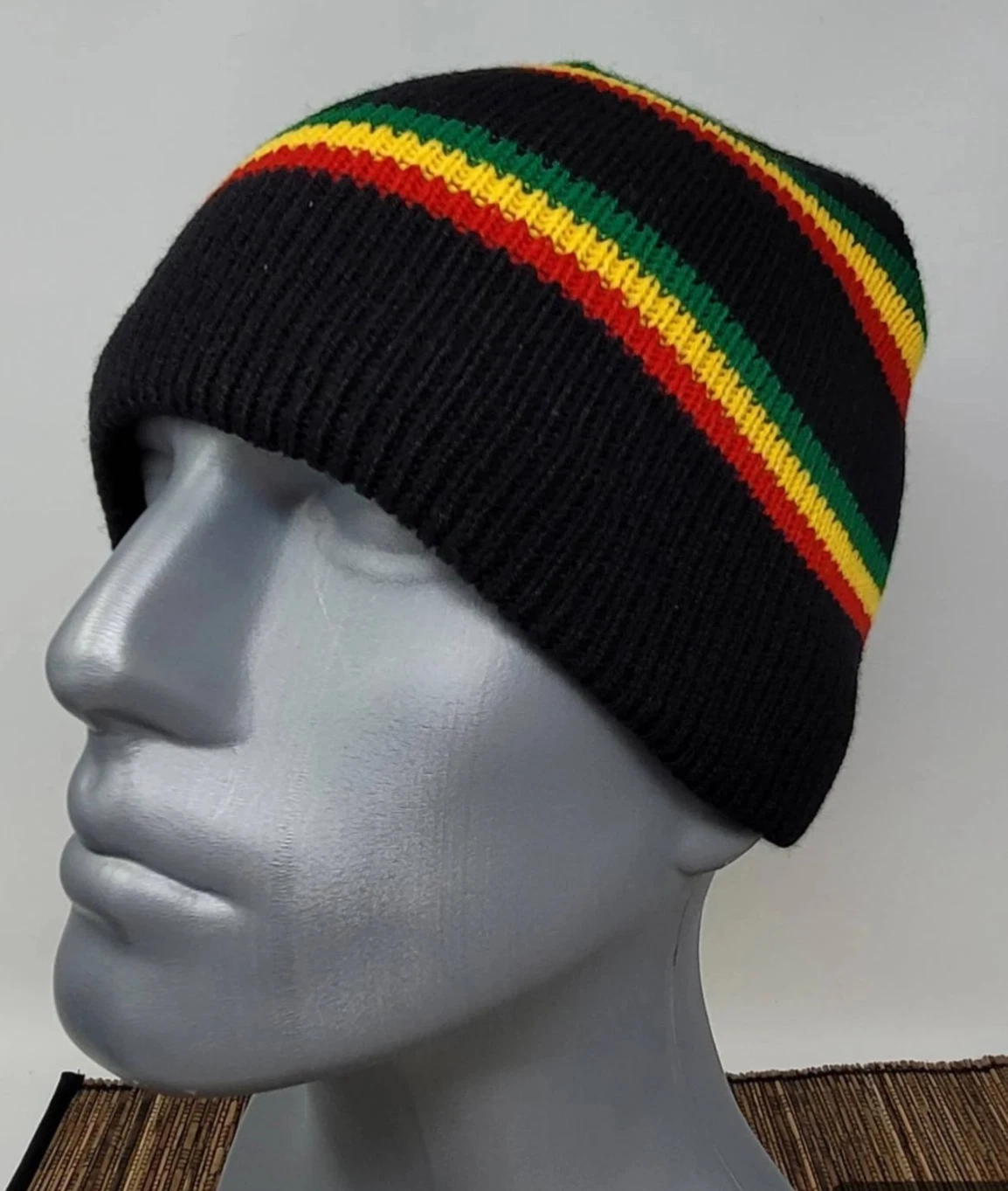 Rasta Beanie Unisex – Rastafari Reggae Beanie Hat | Jamaican Rasta Colors Reggae
