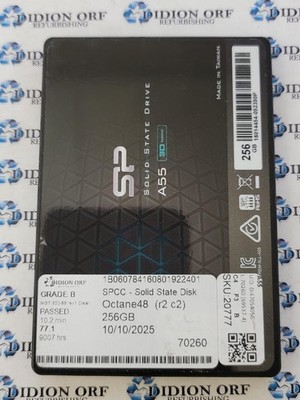 SILICON POWER A55 256GB 2.5'' SATA SSD, Grade B, SKU 20777