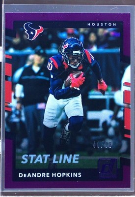 2017 Donruss DeAndre Hopkins Stat Line Season /78 #273 Texans