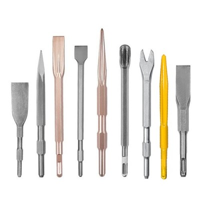 SDS Plus Rotary Hammer Concrete Drill Chisels Bits Tile Chisel Concrete Set