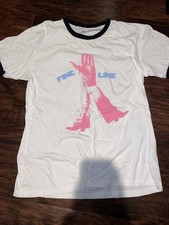 Fine Line Harry Styles Official Merch White Tee With Pink Glove And Boots
